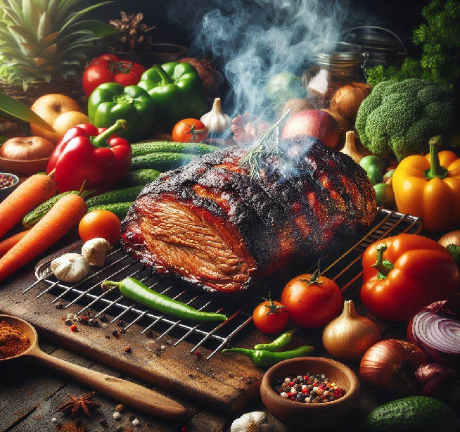 smoking brisket, method for food preservation