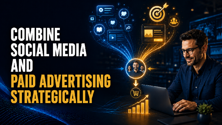 Combine Social media and paid advertising