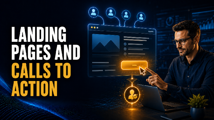 Landing pages and call to action